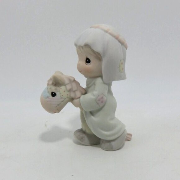 PRECIOUS MOMENTS "Making A Trail To Bethlehem" Porcelain Figurine Boxed 1995 - Picture 6 of 10